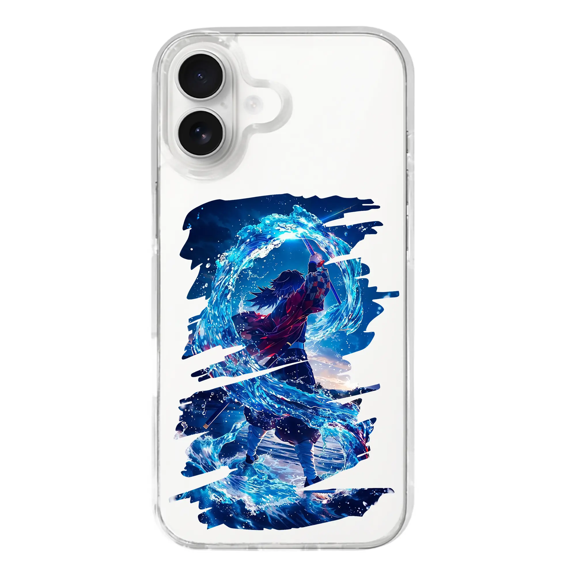 鬼滅の刃 グッズ,冨岡 義勇 - iPhone 17シリーズ 透明スマホケース – 薄型・耐衝撃・精密フィット保護カバー